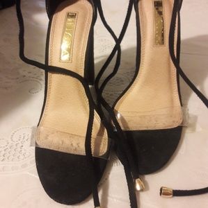 Black heels